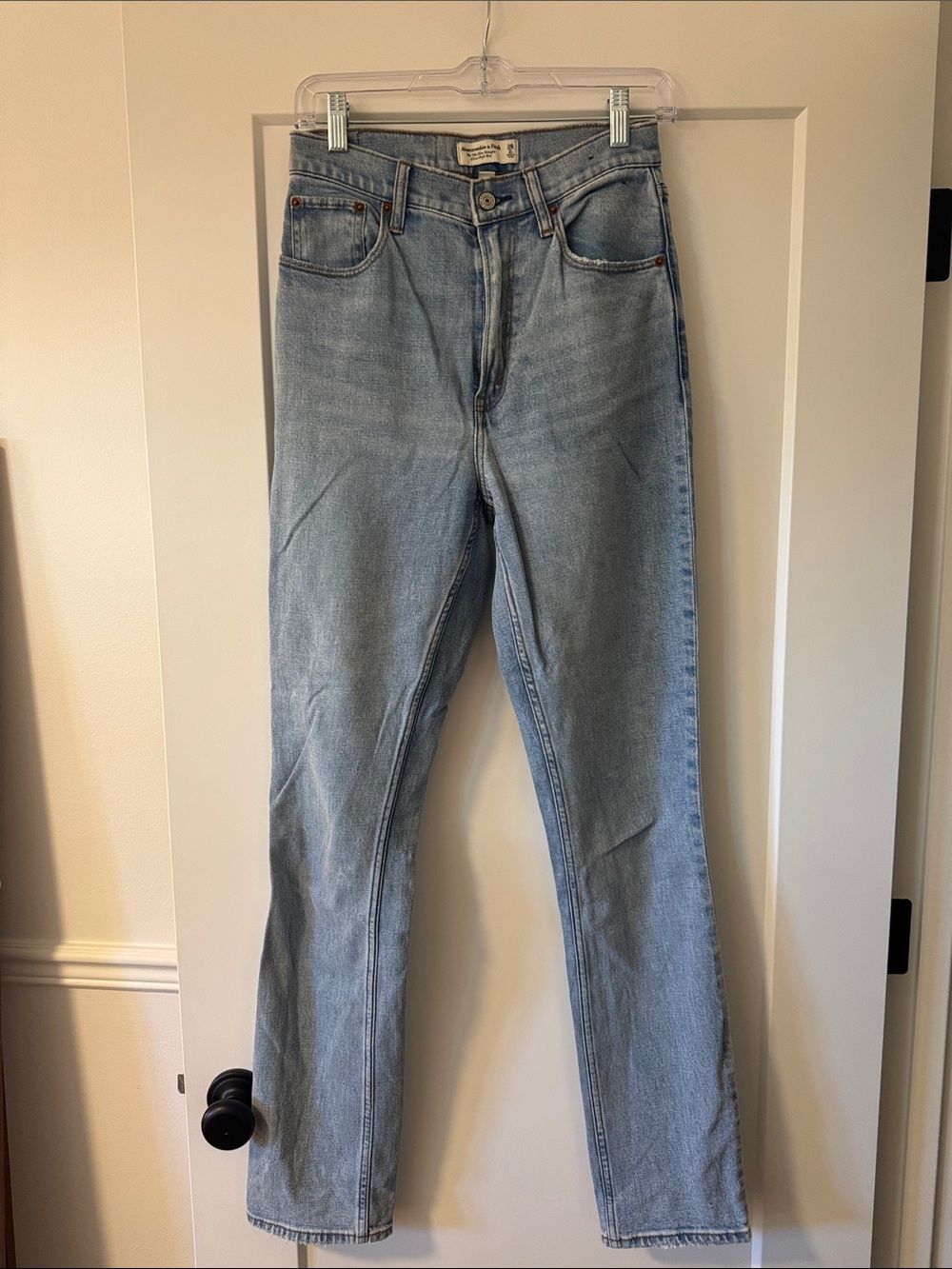 Abercrombie & Fitch - The ‘90s Slim Straight Ultra High Rise Curve Love - Long